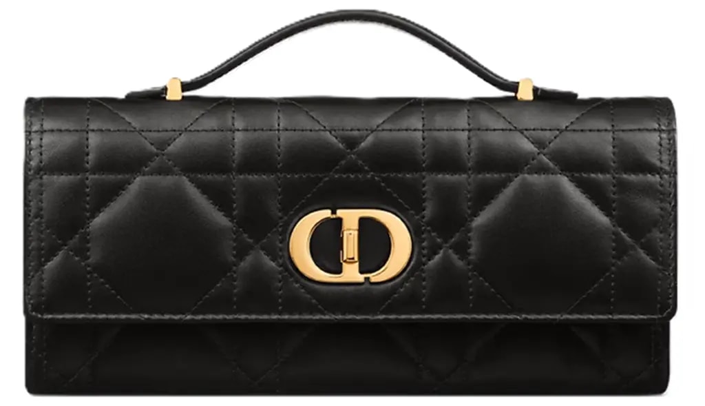 Túi Dior Miss Caro Top Handle Pouch 'Black' S5221UHAG-M900