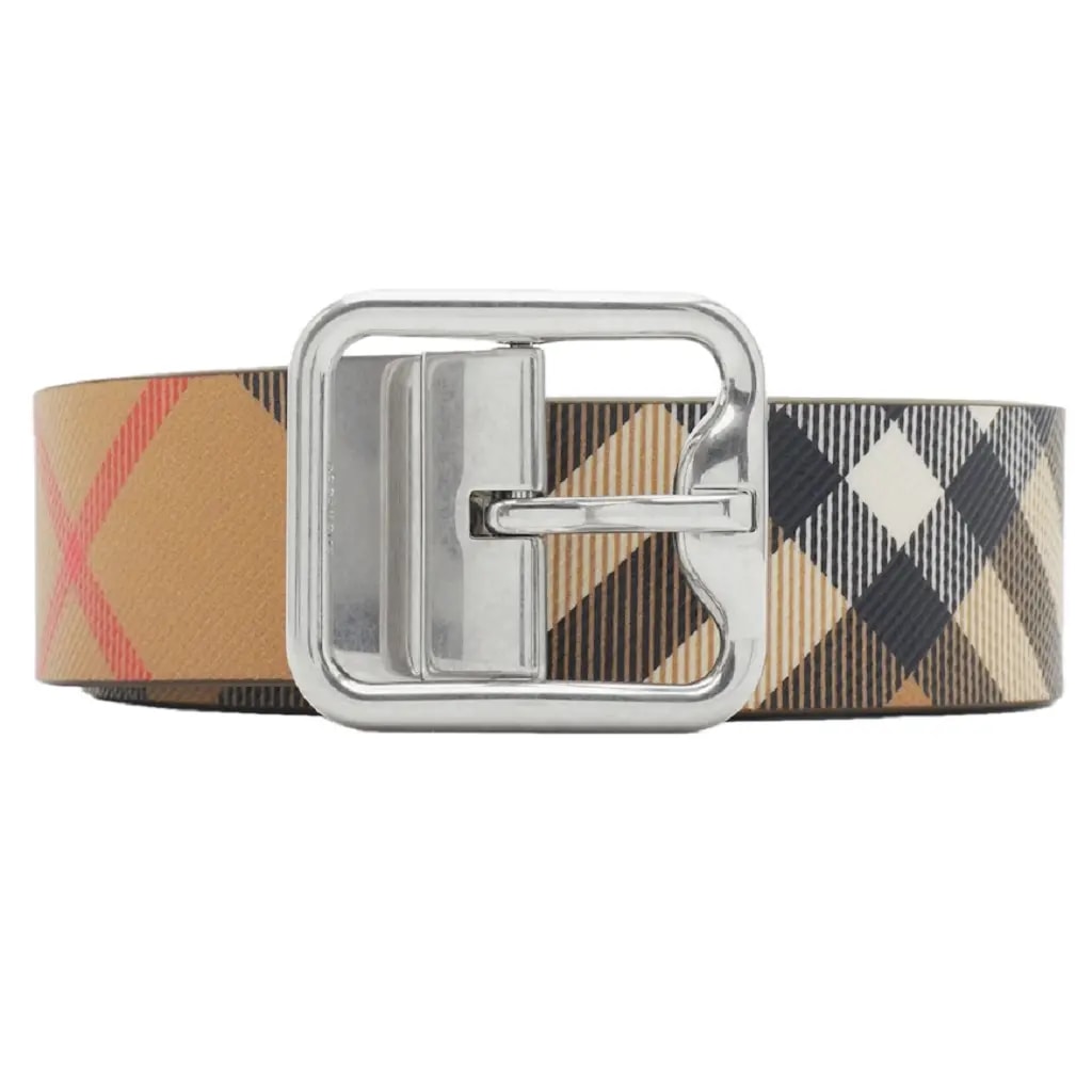 Thắt Lưng Burberry Reversible Check B Buckle 'Sand' 80920461 — kich-thuoc: 90cm