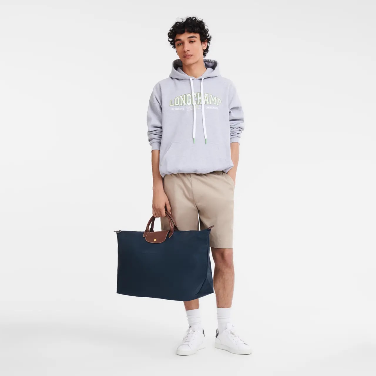 Túi Longchamp Le Pliage Original M Travel Bag 'Navy' L1625089P68 — ảnh 2