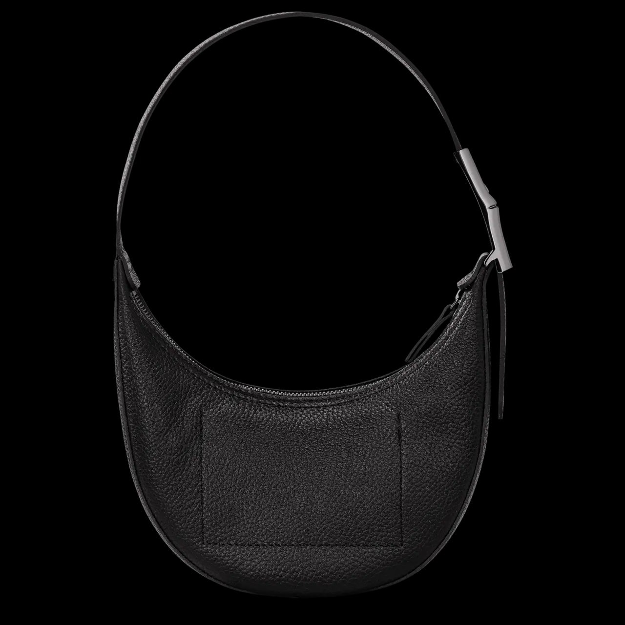 Túi Longchamp Le Roseau Essential S Hobo Bag 'Black' 10217968001 — ảnh 2
