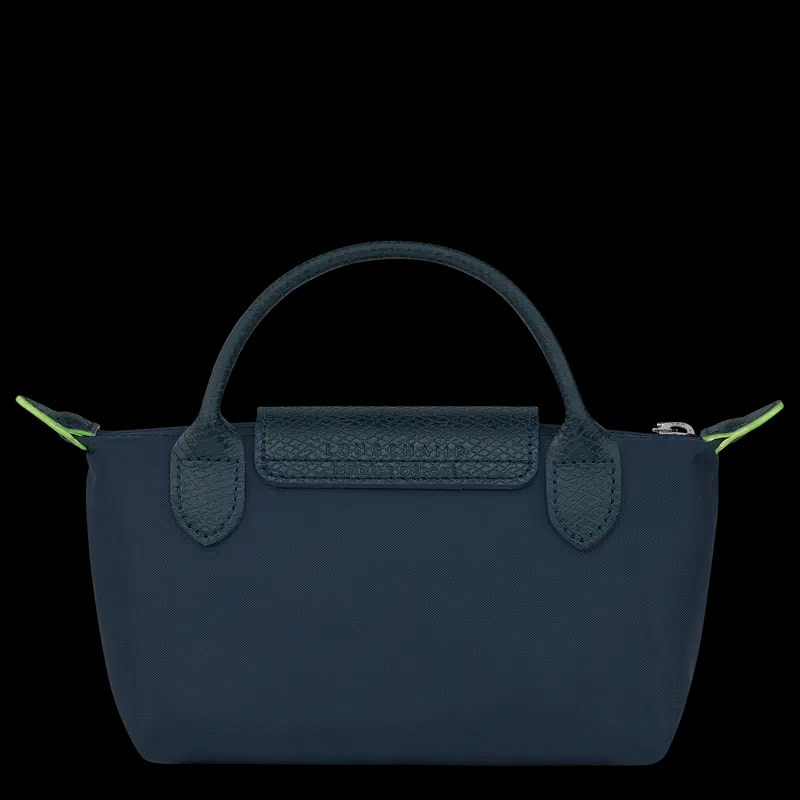 Túi Longchamp Le Pliage Green Pouch With Handle 'Navy' 34175919P68 — ảnh 2