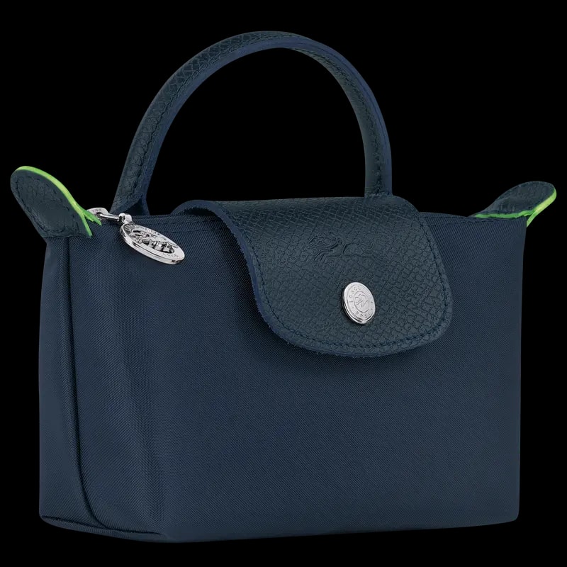 Túi Longchamp Le Pliage Green Pouch With Handle 'Navy' 34175919P68 — ảnh 3