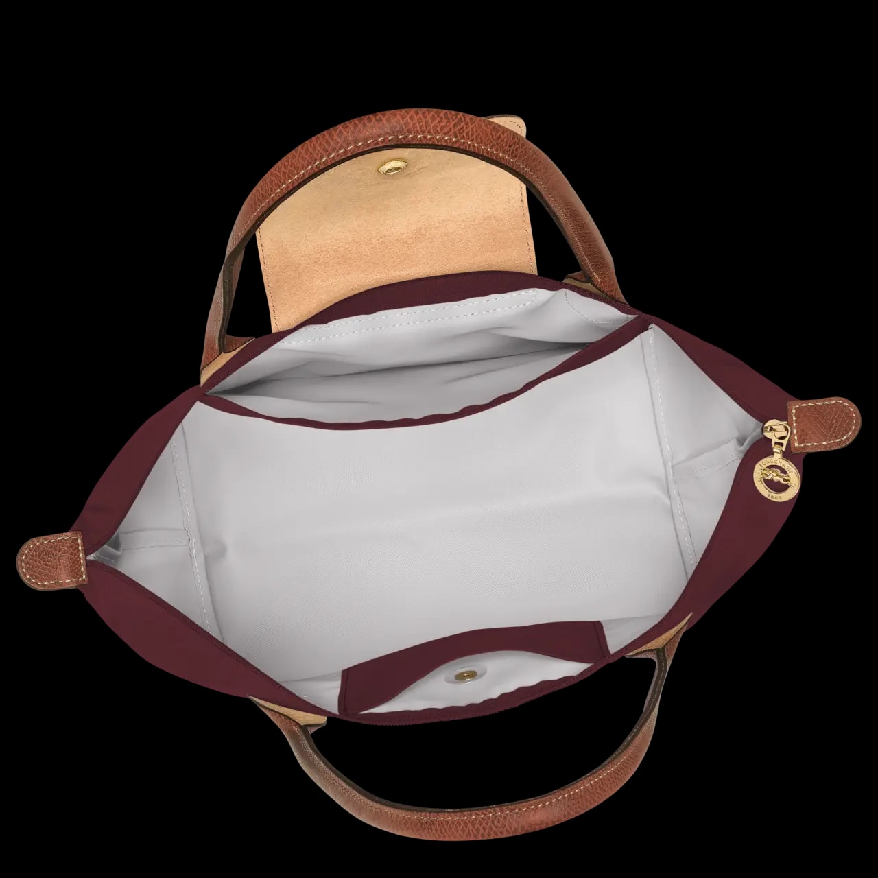 Túi Longchamp Le Pliage Original M Tote Bag 'Burgundy' L2605089P87 — ảnh 3