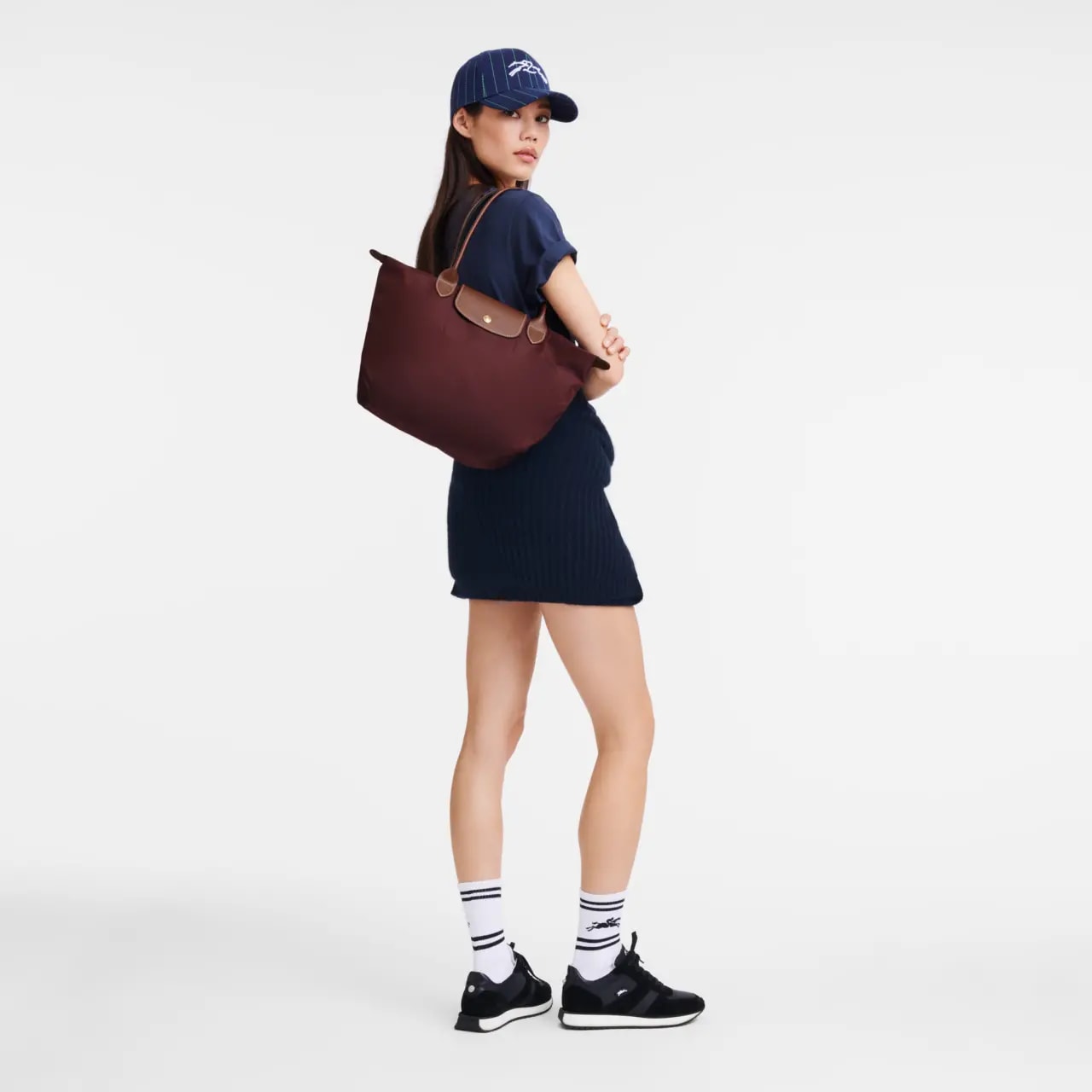 Túi Longchamp Le Pliage Original M Tote Bag 'Burgundy' L2605089P87 — ảnh 2