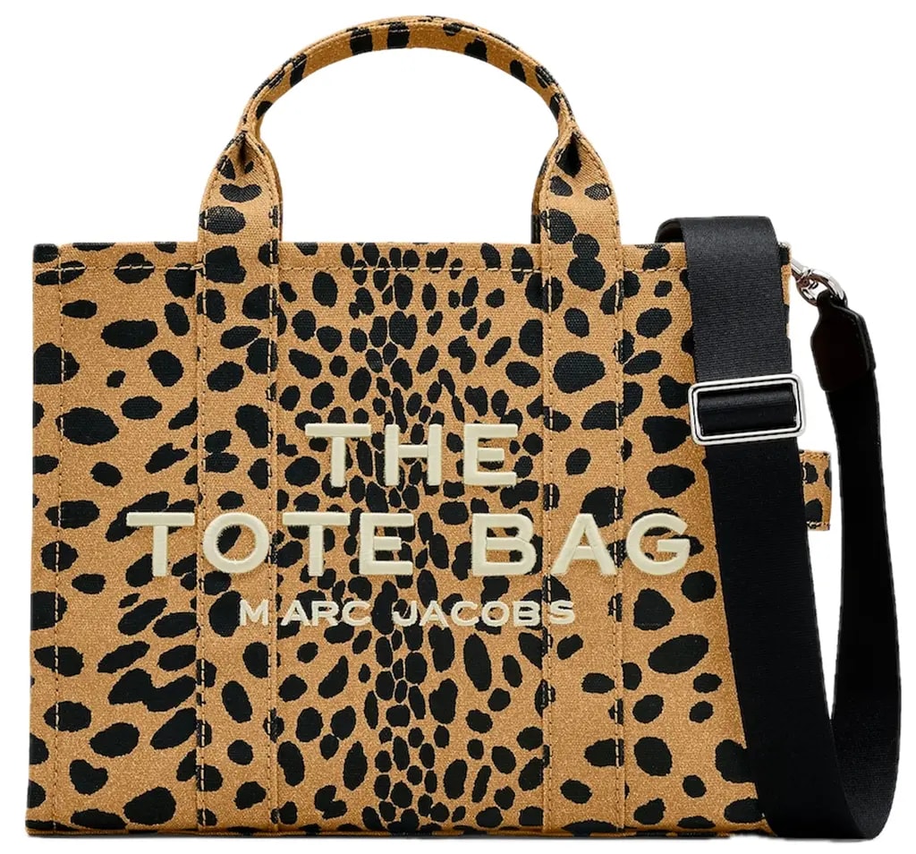 Túi Marc Jacobs The Cheetah Canvas Medium Tote Bag 'Brown' 2R4HTT002H03