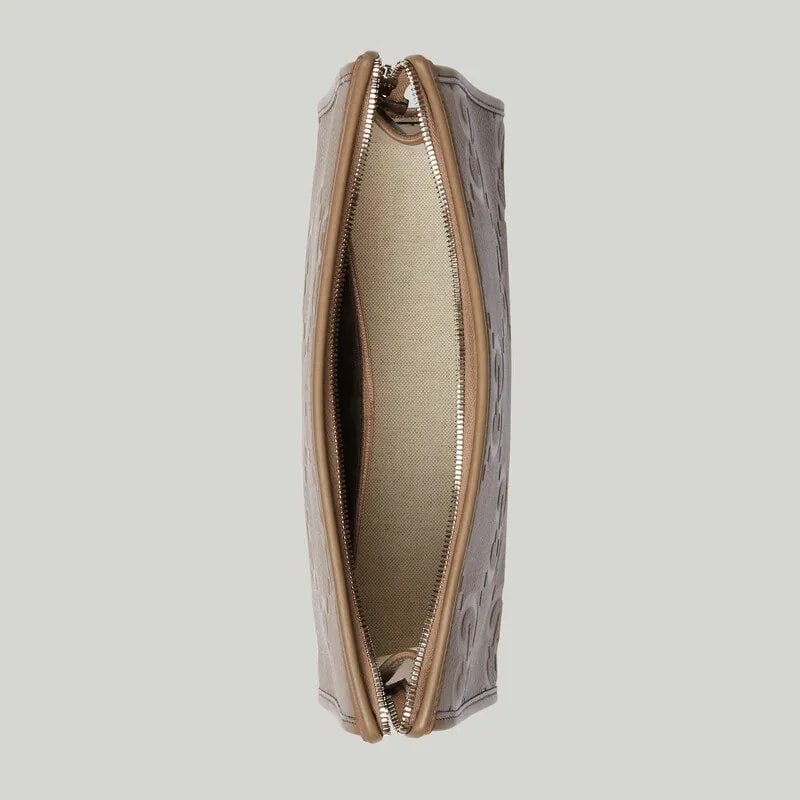 Túi Gucci Jumbo GG Pouch 'Beige' 739490-AABY0-2801 — ảnh 3