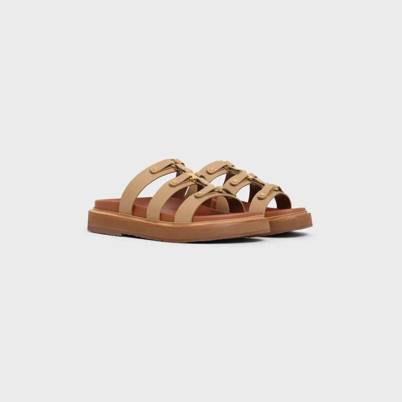 Dép Celine Tippi Slide 'Milky Brown' 357283767C-19KB — ảnh 3