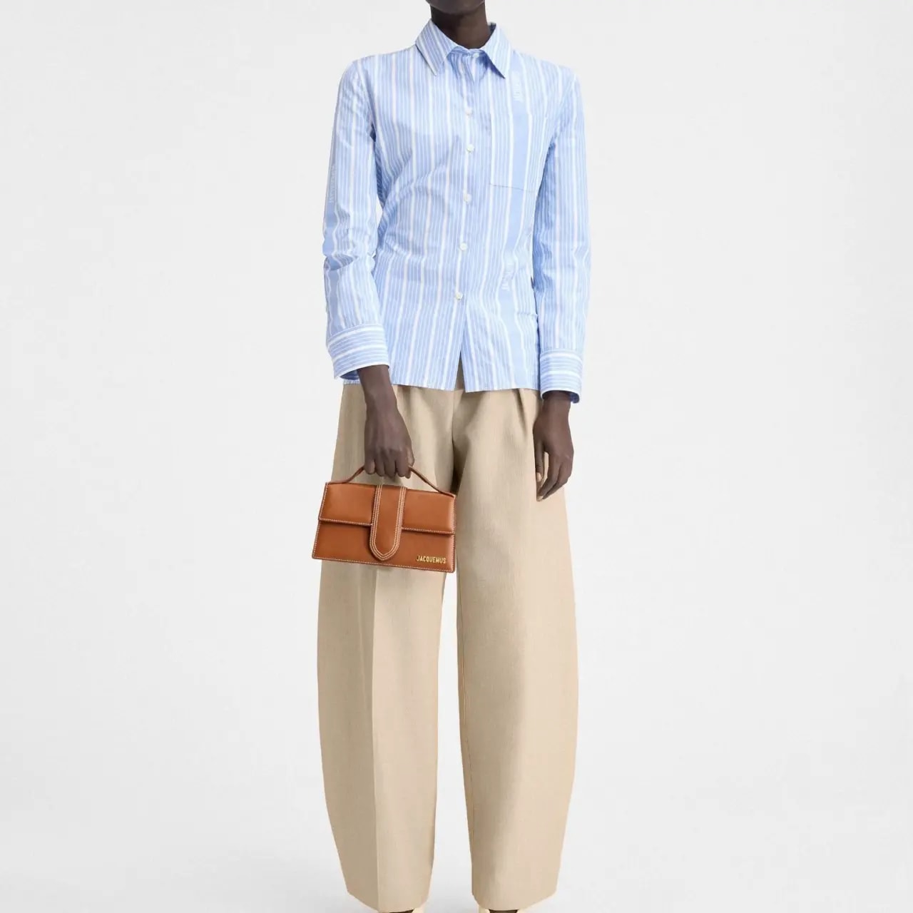 Túi Jacquemus Large Bambino 'Brown' 213BA007-3072-811 — ảnh 2