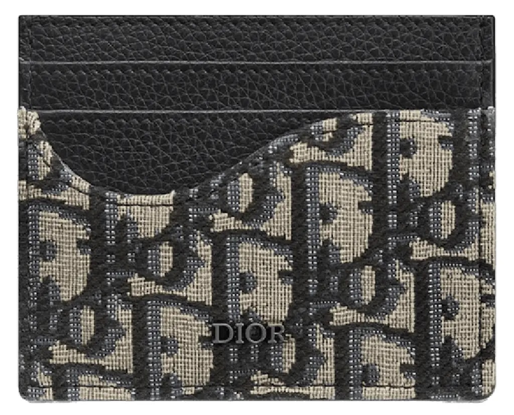 Ví Dior Saddle Card Holder 'Beige Black' 2ADCH164YKS-H05E