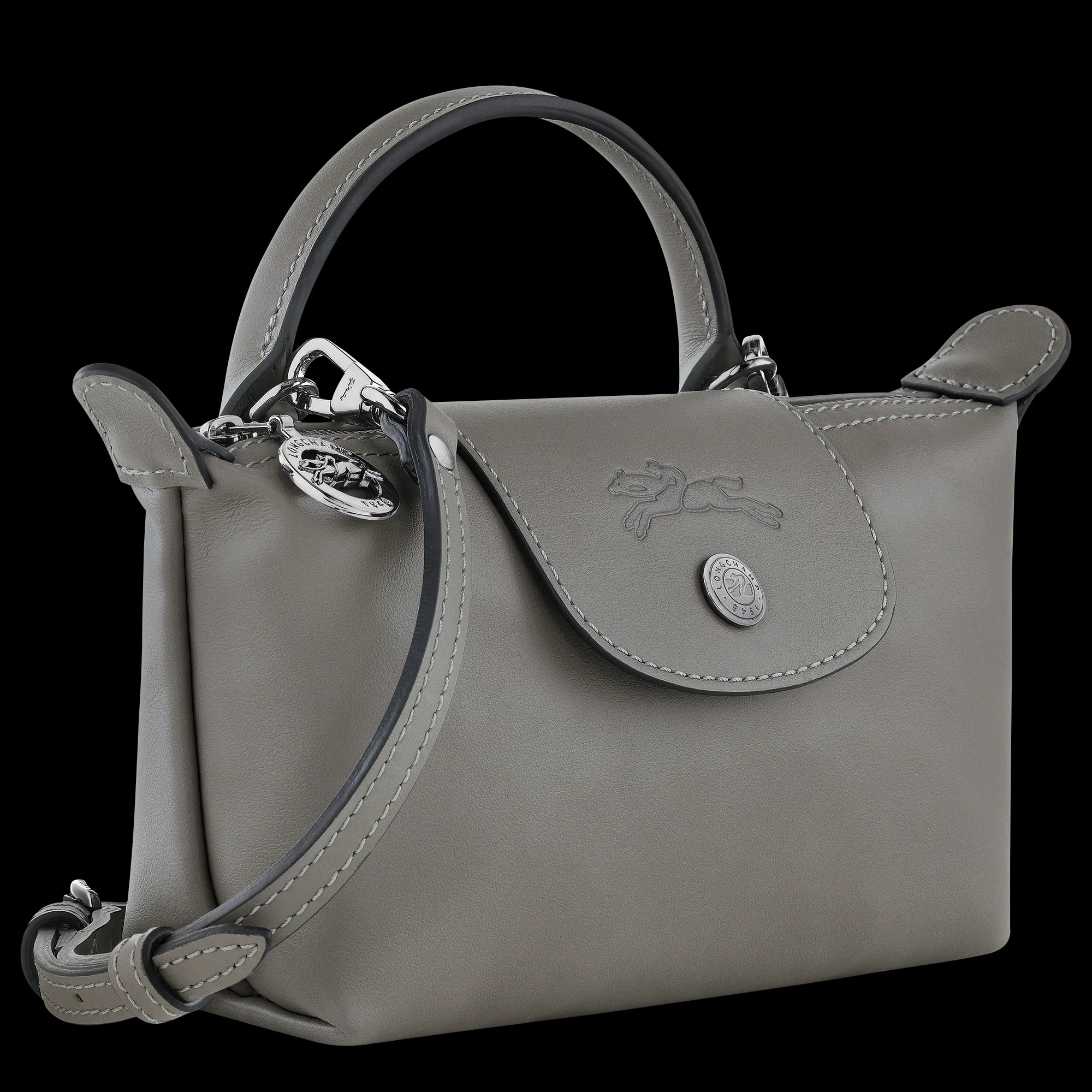 Túi Longchamp Le Pliage Green M Tote Bag 'Peacock' L2605919P89 — ảnh 4