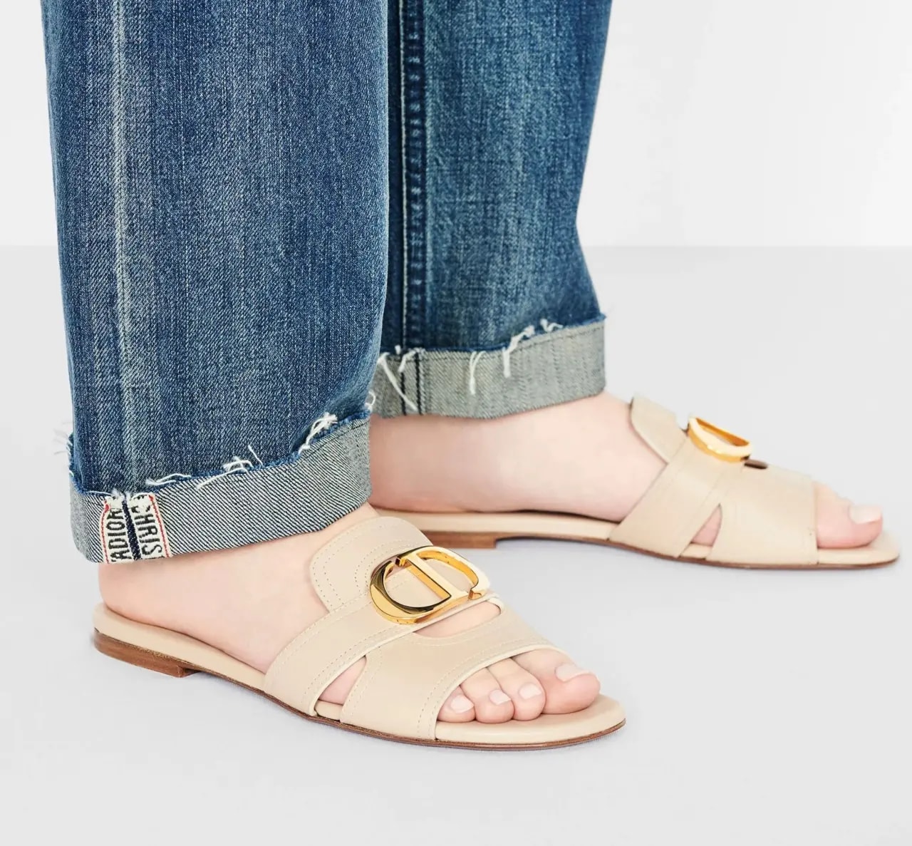 Dép Dior 30 Montaigne Slide 'Nude' KCQ266VEA-S11U — ảnh 2