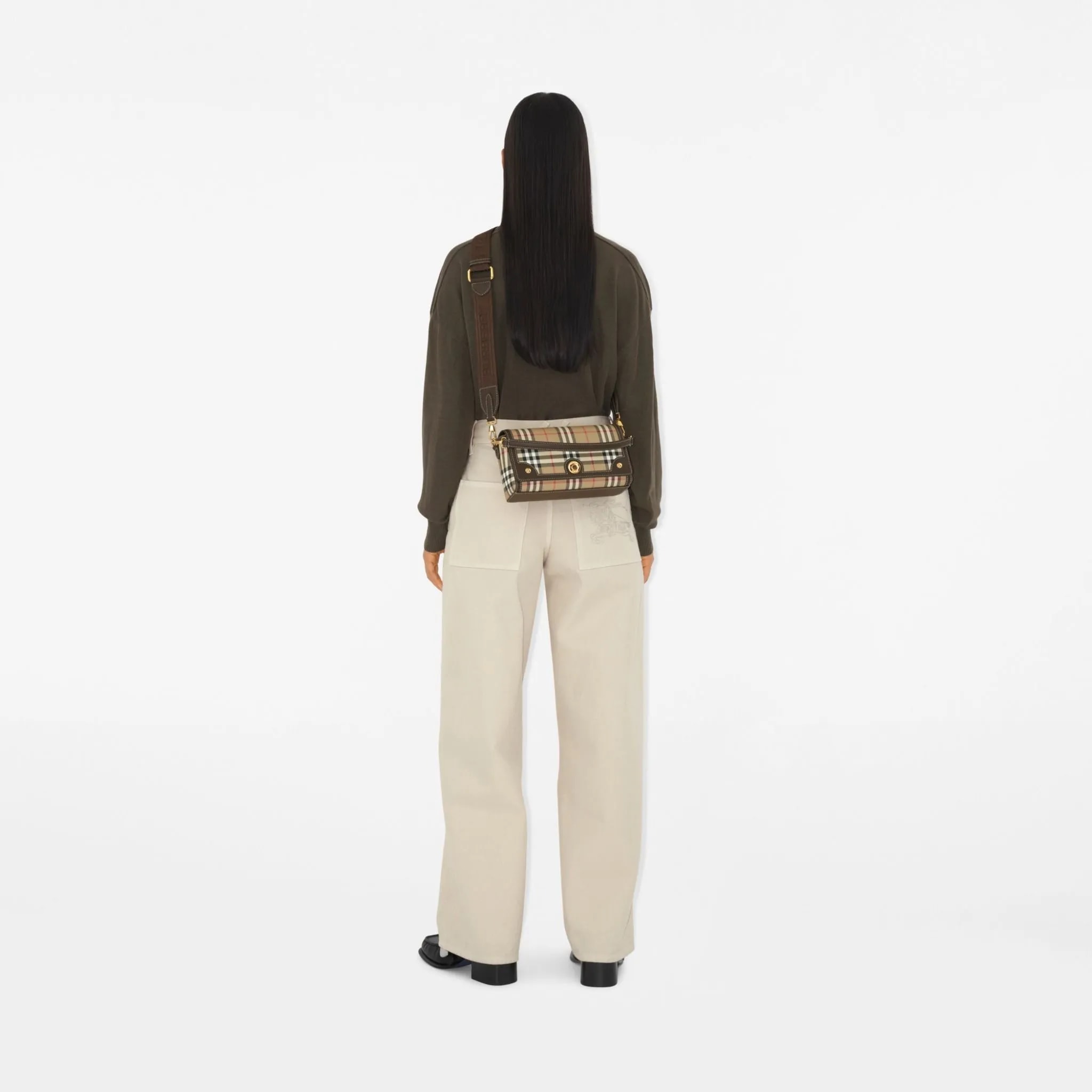 Túi Burberry Medium Check Bowling 'Brown' 80696621 — ảnh 2