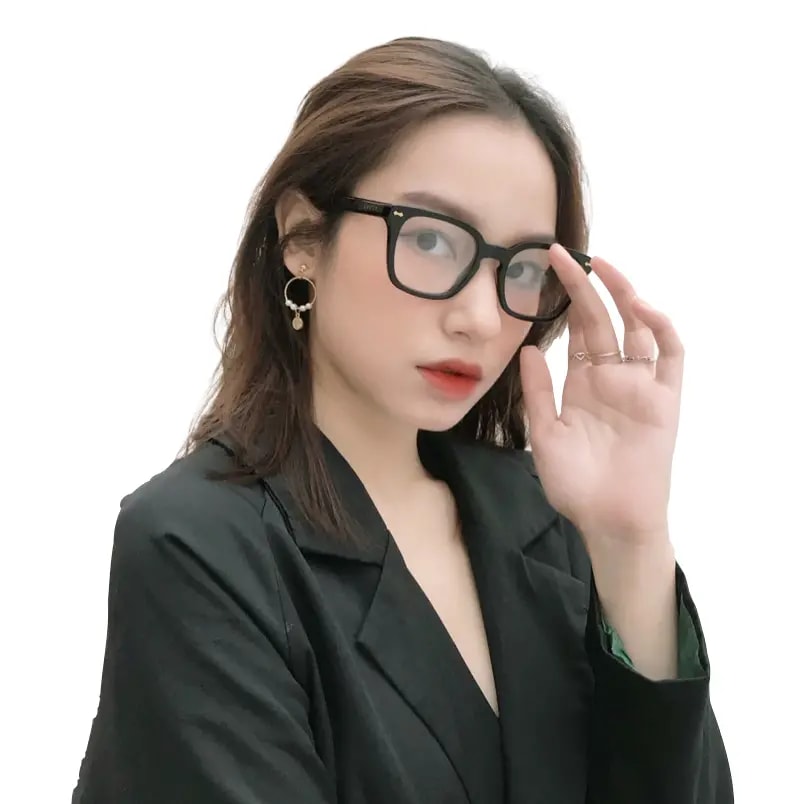 Kính Gucci Rectangular Eyeglasses 'Black' GG0184O-001 — ảnh 2