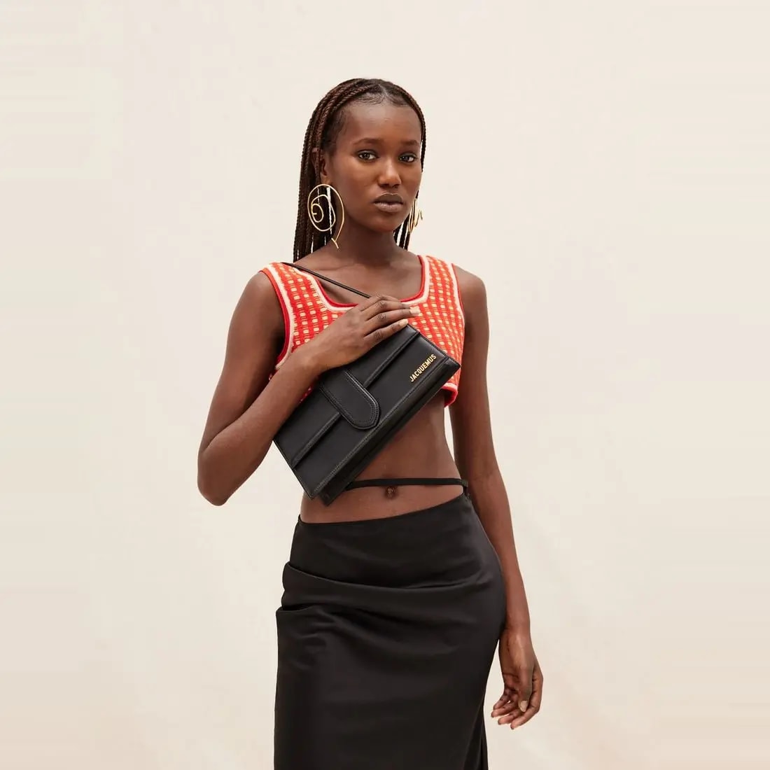Túi Jacquemus Le Bambino Long 'Black' 221BA013-3060-990 — ảnh 2