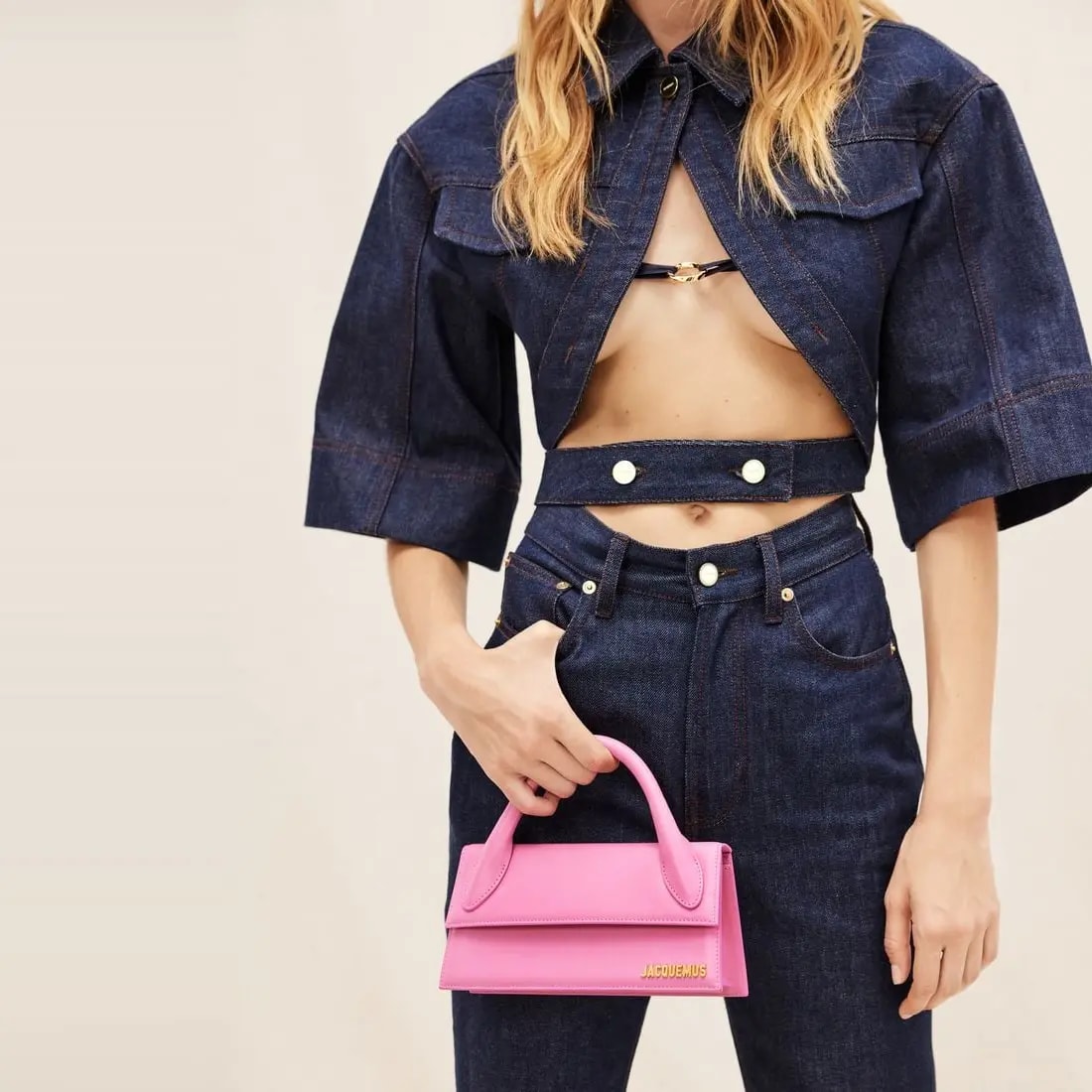 Túi Jacquemus Le Chiquito Long 'Pink' 213BA004-3060-430 — ảnh 2
