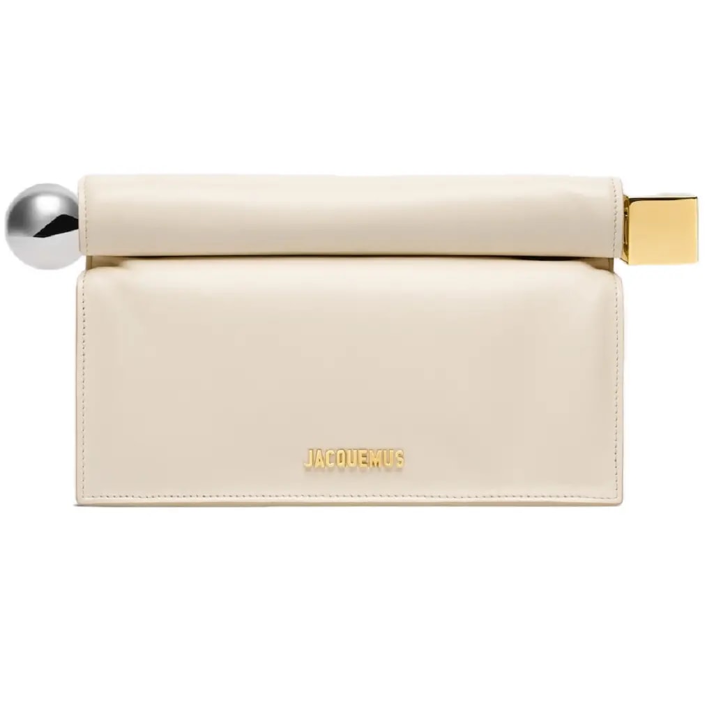 Túi Jacquemus Rond Carré 'Ivory' 233BA356-3171-115