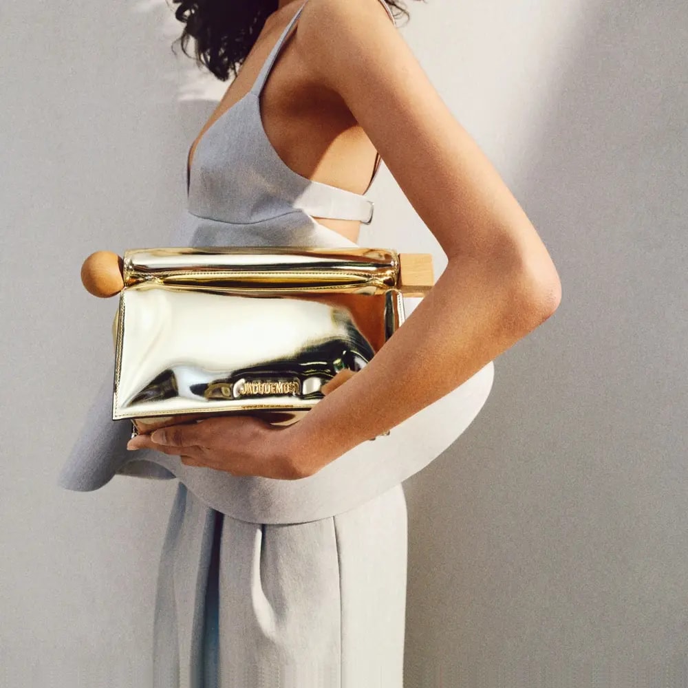 Túi Jacquemus Rond Carré 'Gold' 233BA356-3134-280 — ảnh 2