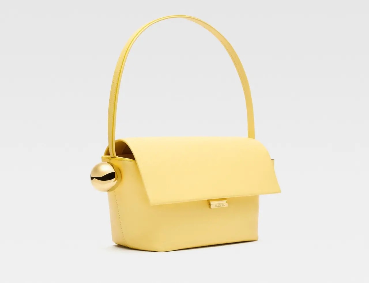 Túi Jacquemus The Rond Carré 'Yellow' 243BA383-3171-210 — ảnh 3