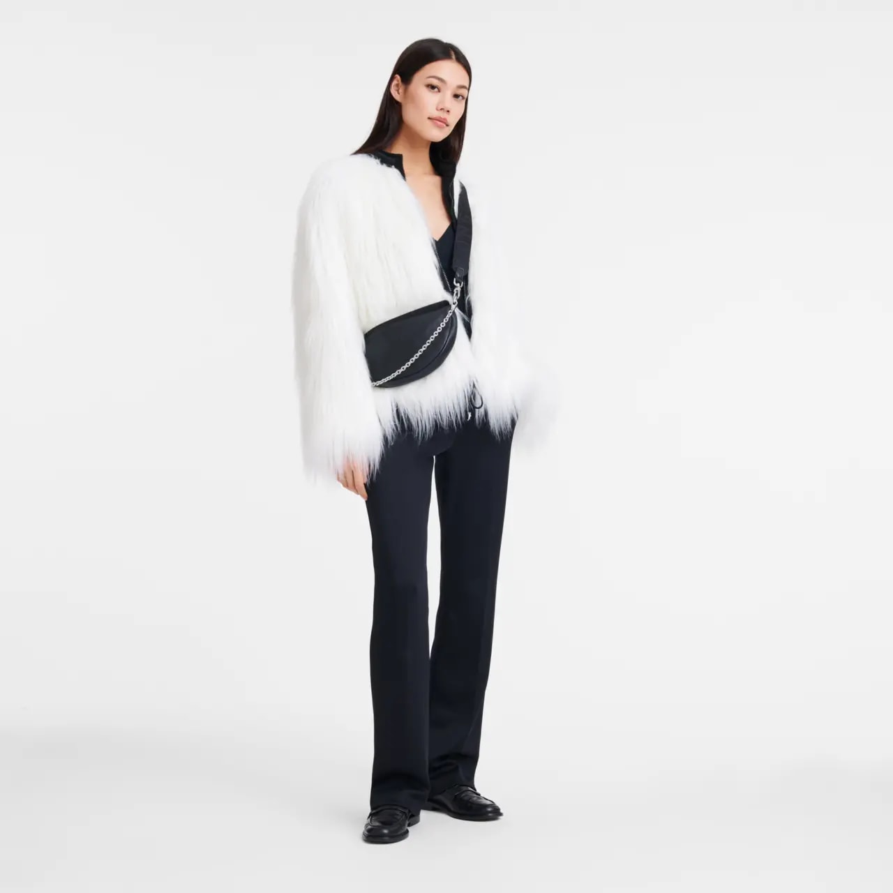 Túi Longchamp Smile S Crossbody Bag 'Black' 10224HDS001 — ảnh 2