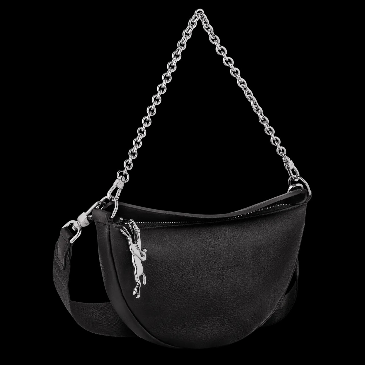 Túi Longchamp Smile S Crossbody Bag 'Black' 10224HDS001 — ảnh 4