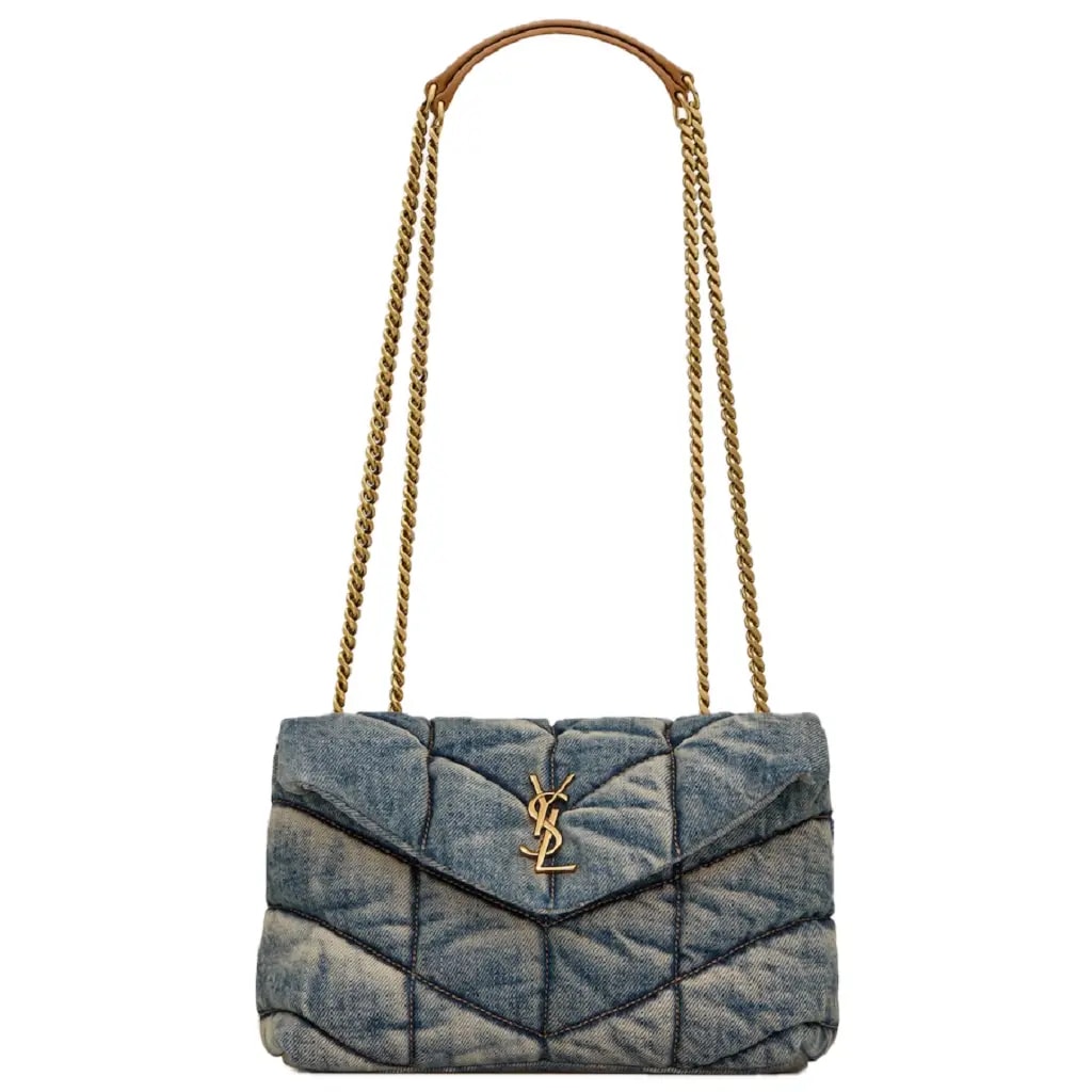 Túi Saint Laurent Puffer 'Rodeo Blue' 7593372PT674575