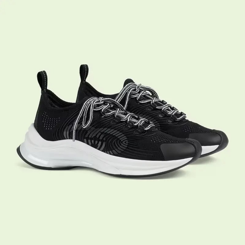 Giày Gucci Run Trainers 'Black White' 714660-USM10-8442 — ảnh 4