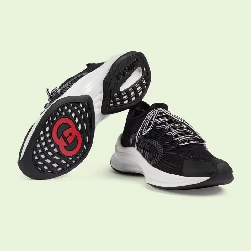 Giày Gucci Run Trainers 'Black White' 714660-USM10-8442 — ảnh 3