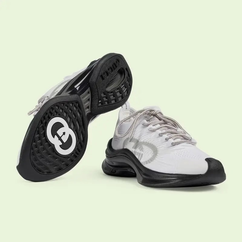Giày Gucci Run Trainers 'Black White' 714665-USM10-8475 — ảnh 3