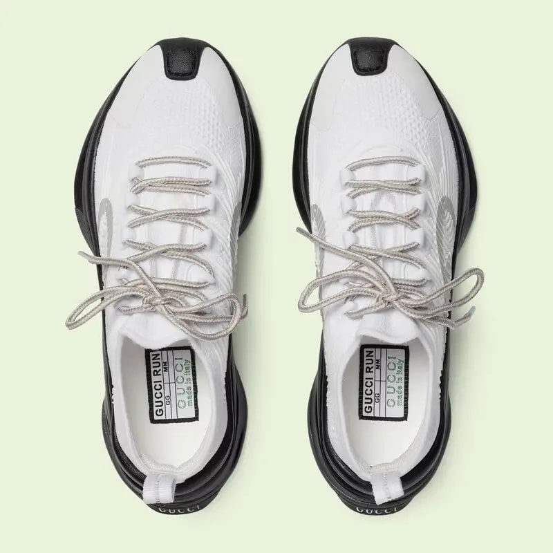 Giày Gucci Run Trainers 'Black White' 714665-USM10-8475 — ảnh 2