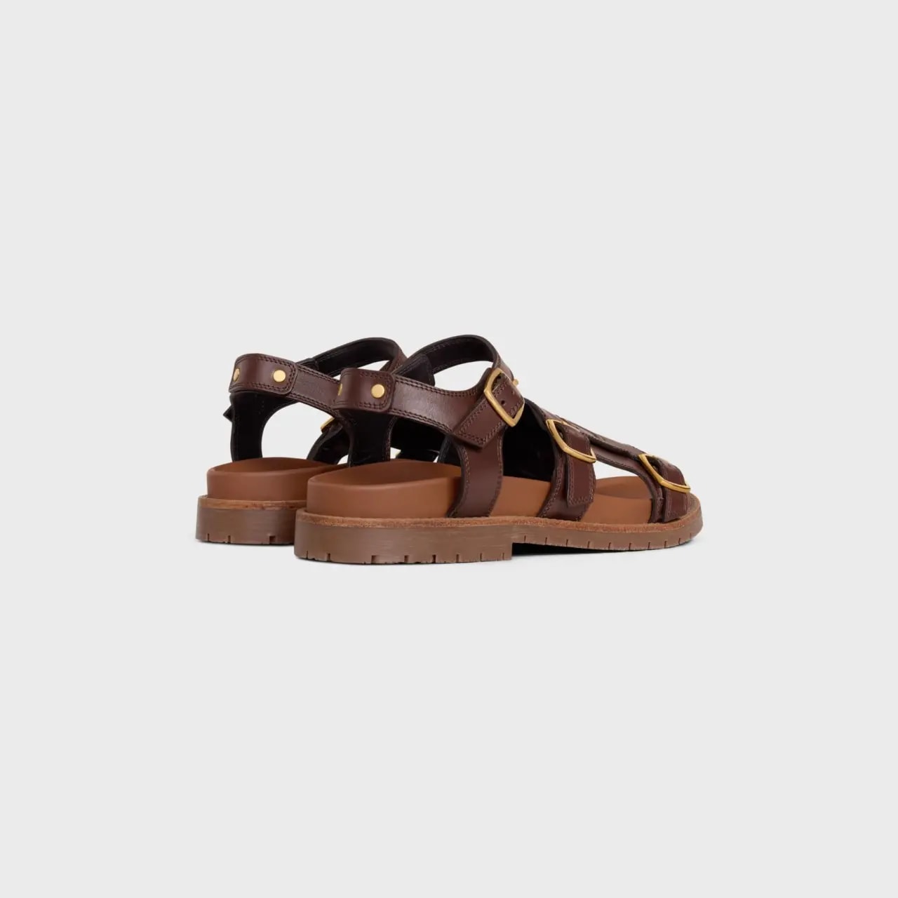 Dép Celine Mino Sandal 'Brown' 359743644C-19DK — ảnh 4