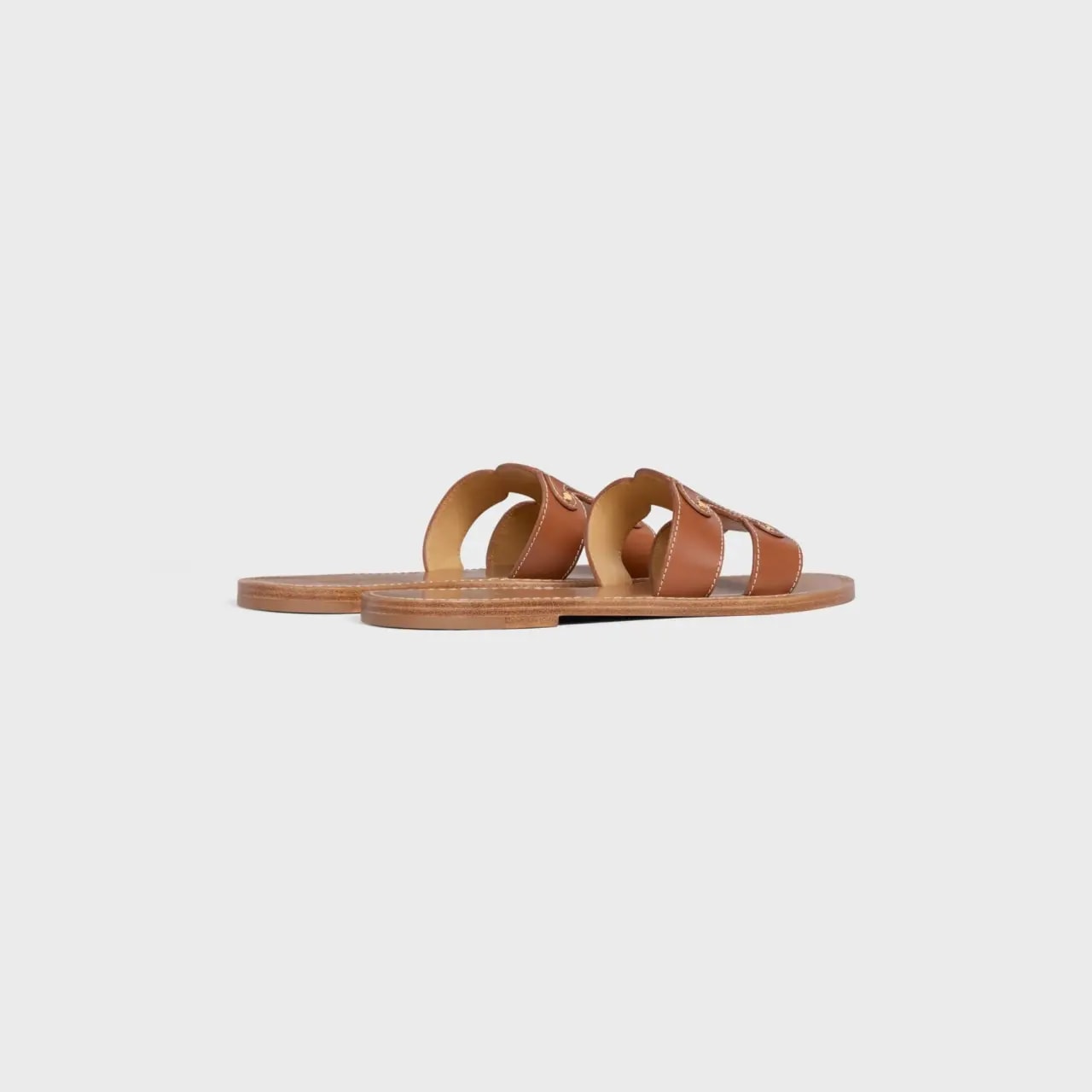 Dép Celine Triomphe Mule 'Tan' 352413767C-04LU — ảnh 2