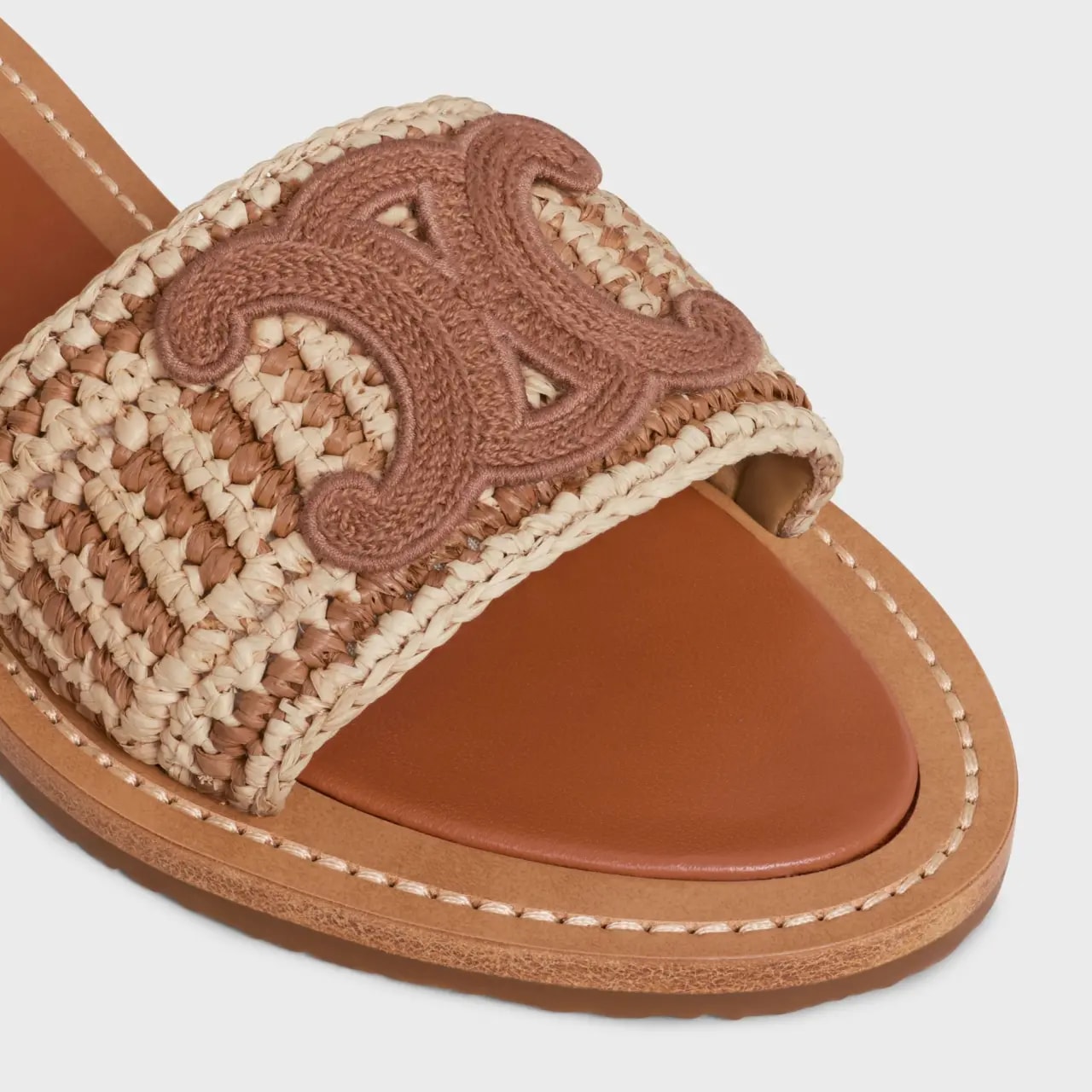 Dép Celine Lympia Mule 'Brown' 359864615C-19BE — ảnh 3