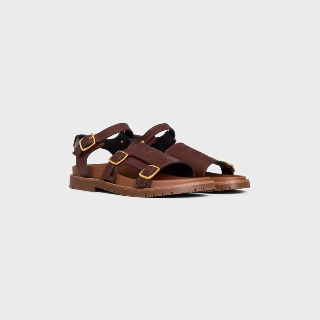 Dép Celine Mino Sandal 'Brown' 359743644C-19DK — ảnh 3