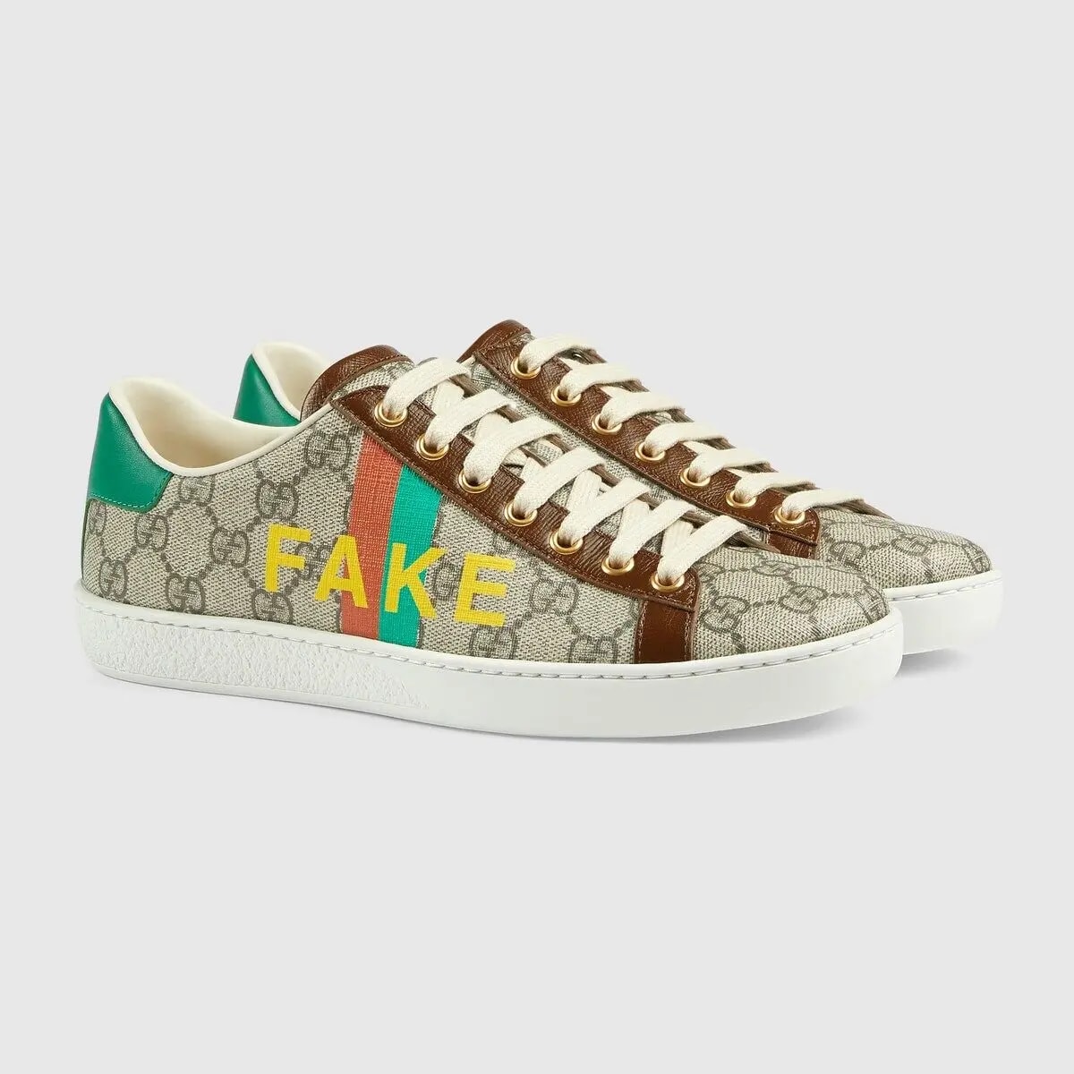 Giày Gucci Ace 'Fake Not Print' 636358-2GC10-8260 — ảnh 4