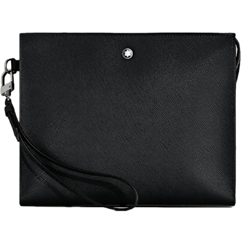 Túi MontBlanc Sartorial Pochette 'Black' 198860