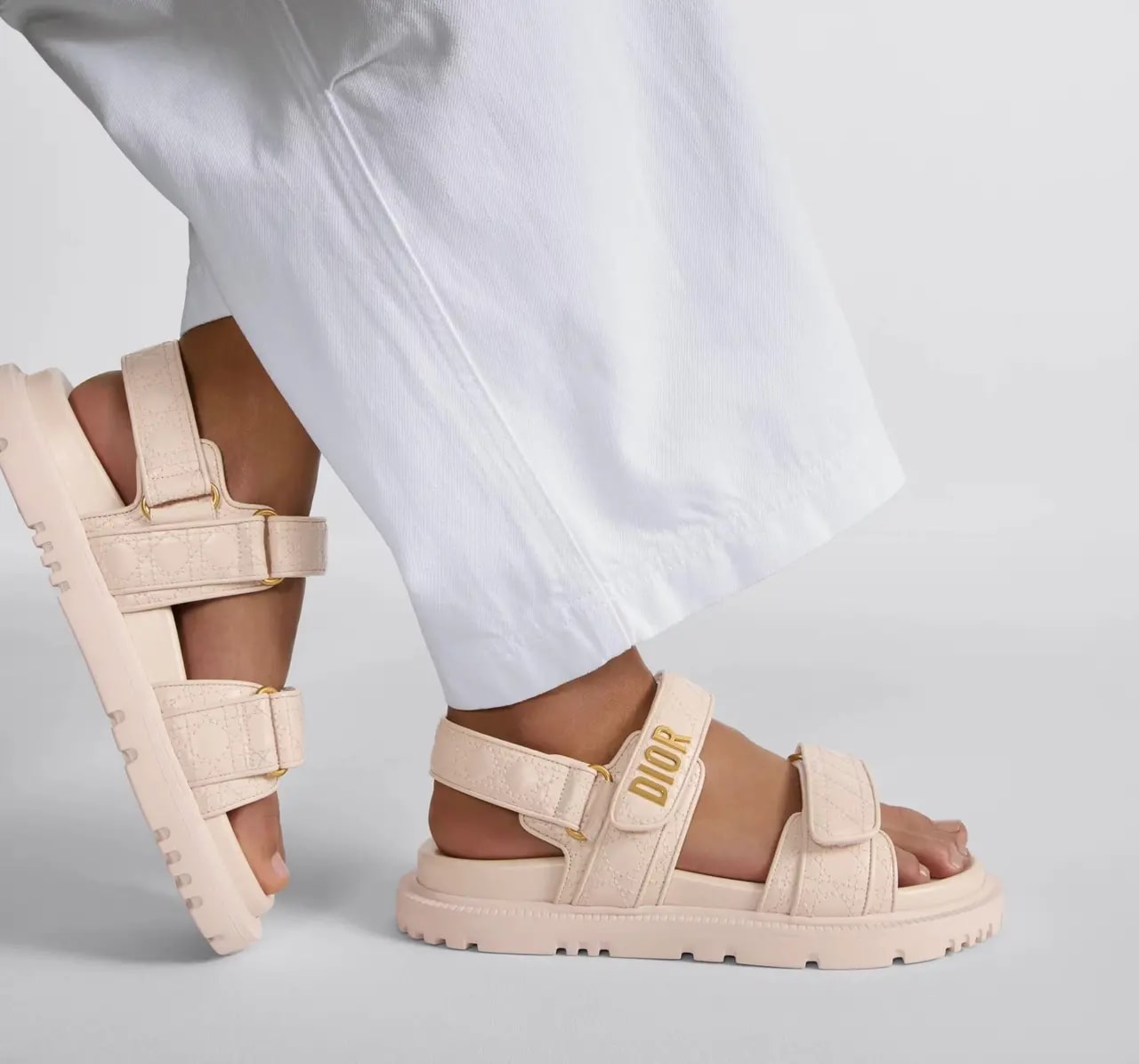 Dép Dior Dioract Sandal 'Rose' KCO005CQC-S34P — ảnh 3