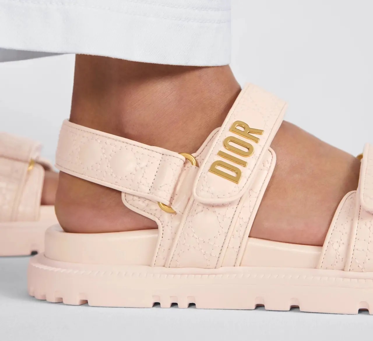 Dép Dior Dioract Sandal 'Rose' KCO005CQC-S34P — ảnh 2