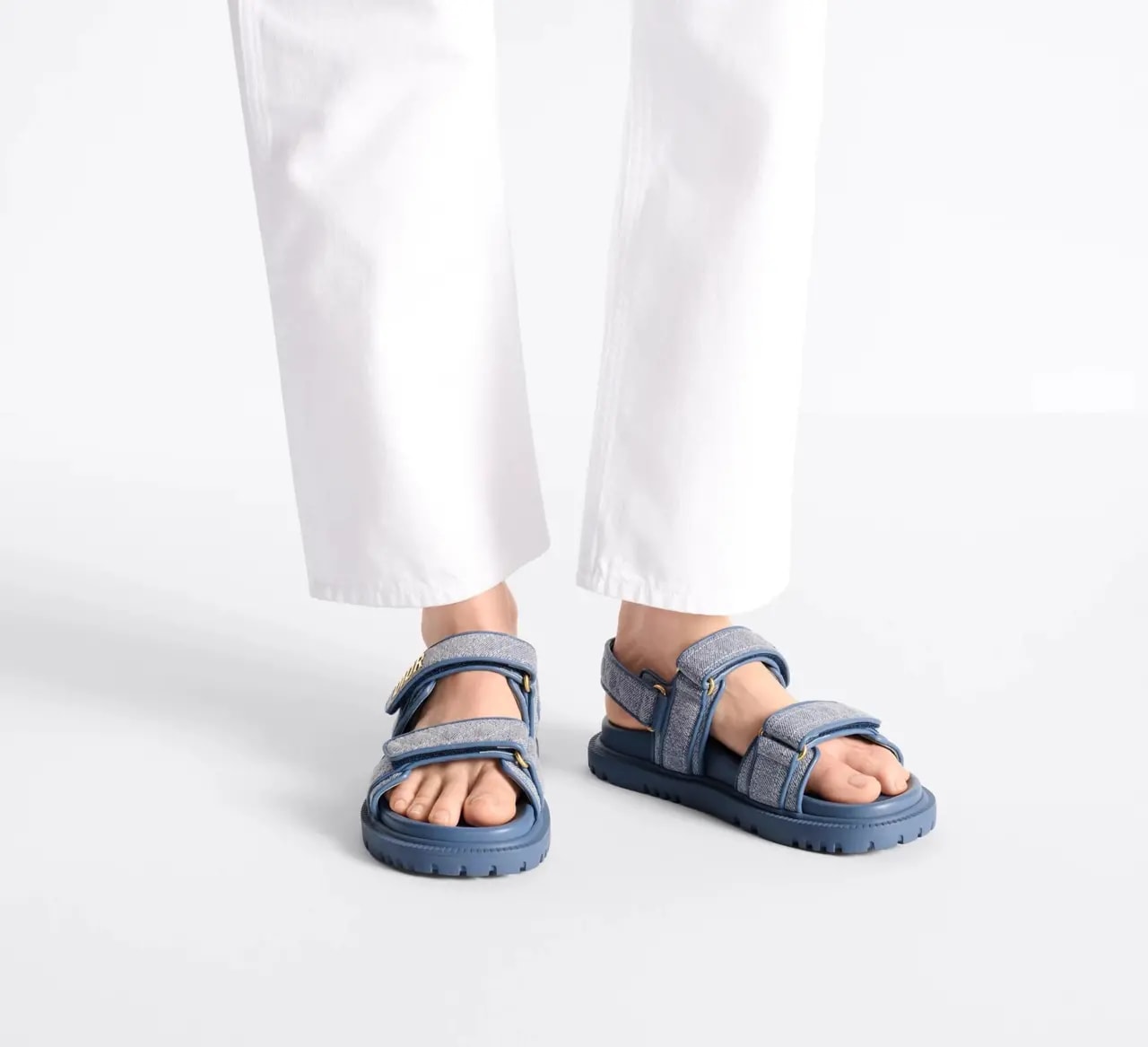 Dép Dior Dioract Sandal 'Blue' SKU: KCO141FJL-S70B — ảnh 2