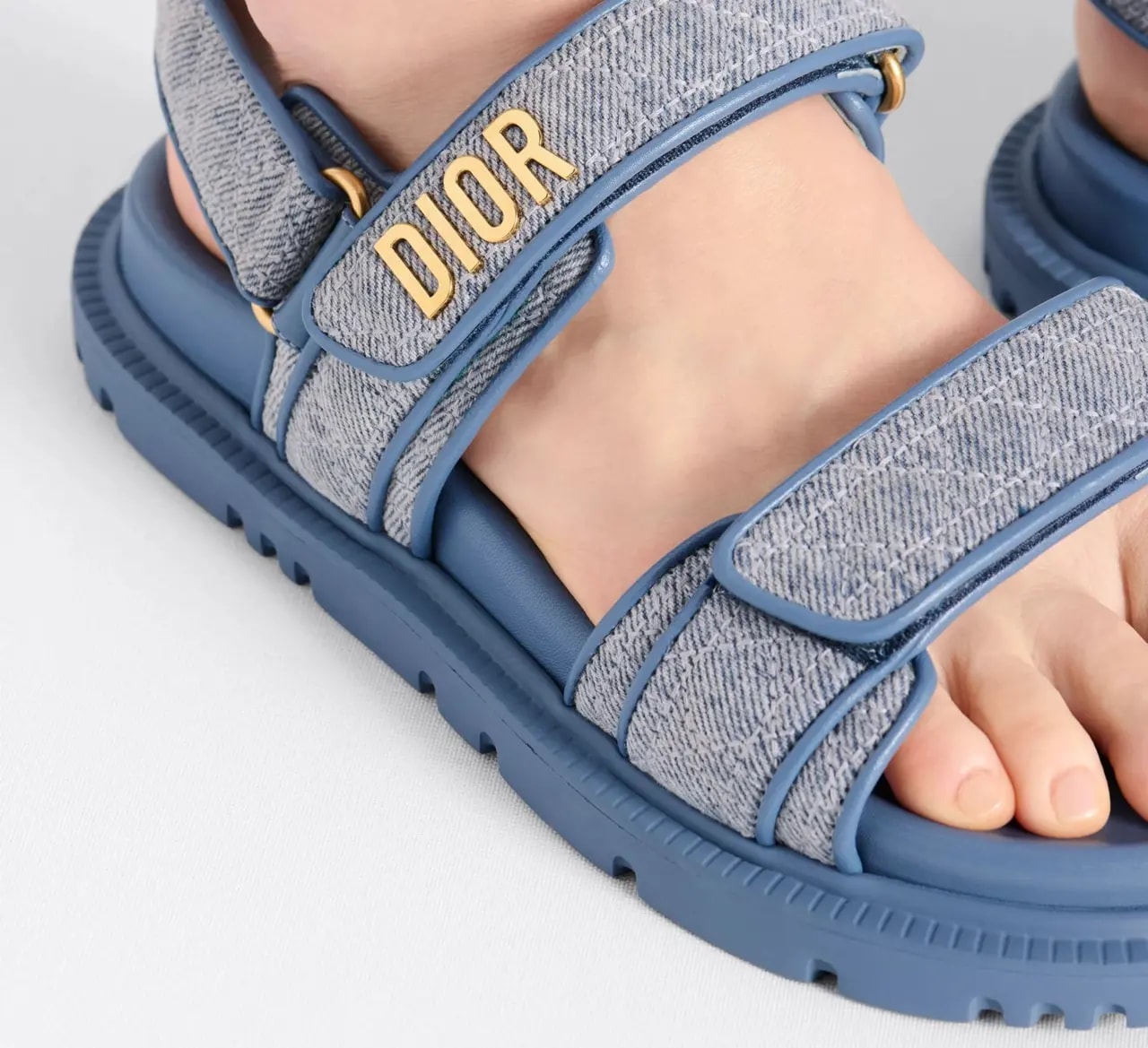 Dép Dior Dioract Sandal 'Blue' SKU: KCO141FJL-S70B — ảnh 3