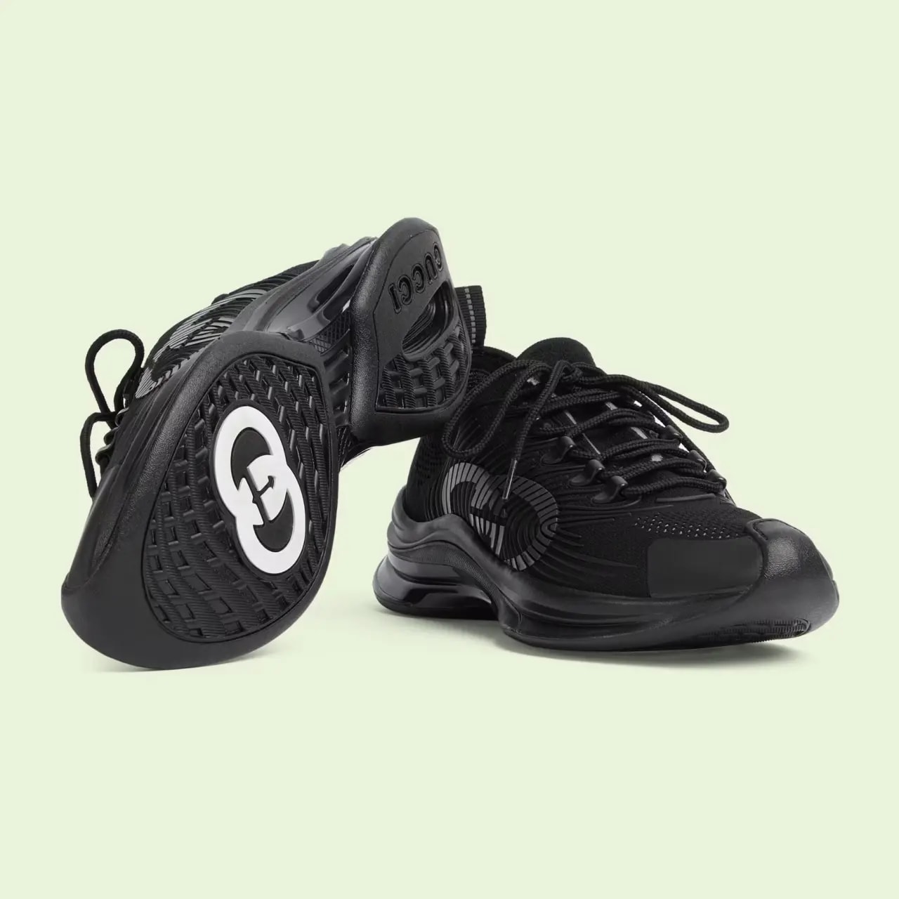 Giày Gucci Run Sneaker 'Black' 714658-USM10-8442 — ảnh 3