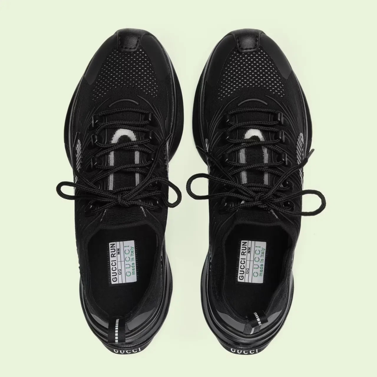 Giày Gucci Run Sneaker 'Black' 714658-USM10-8442 — ảnh 2
