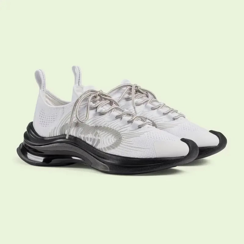 Giày Gucci Run Trainers 'Black White' 714665-USM10-8475 — ảnh 4