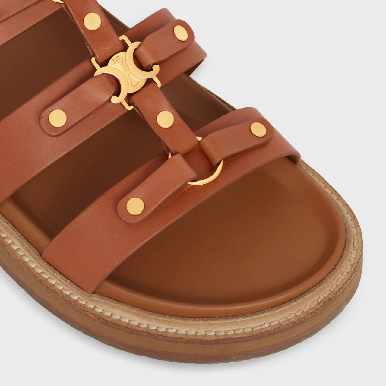 Dép Celine Tippi Slide 'Tan' 357283766C-04LU — ảnh 4