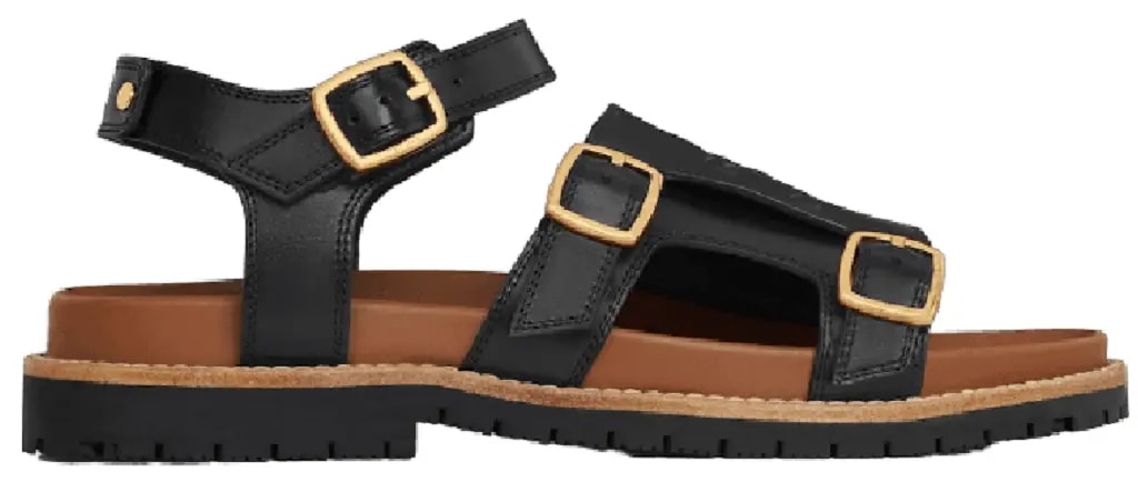 Dép Celine Mino Sandal 'Black' 359743644C-38NO — kich-thuoc: 36