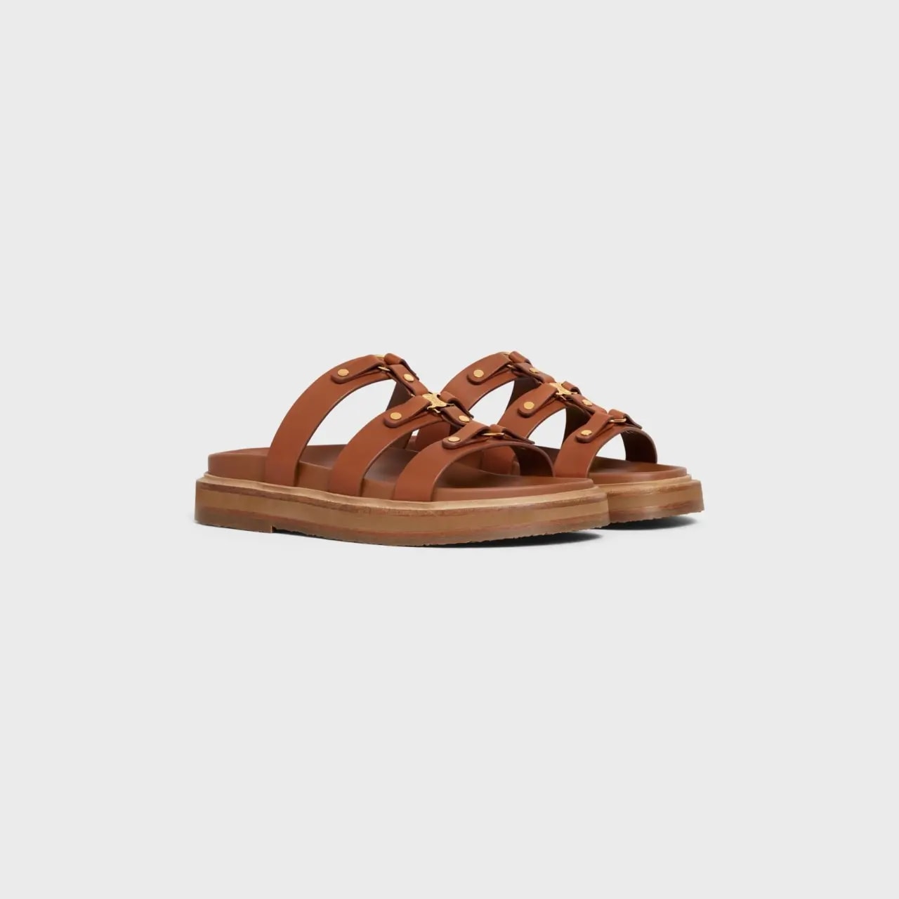 Dép Celine Tippi Slide 'Tan' 357283766C-04LU — ảnh 3