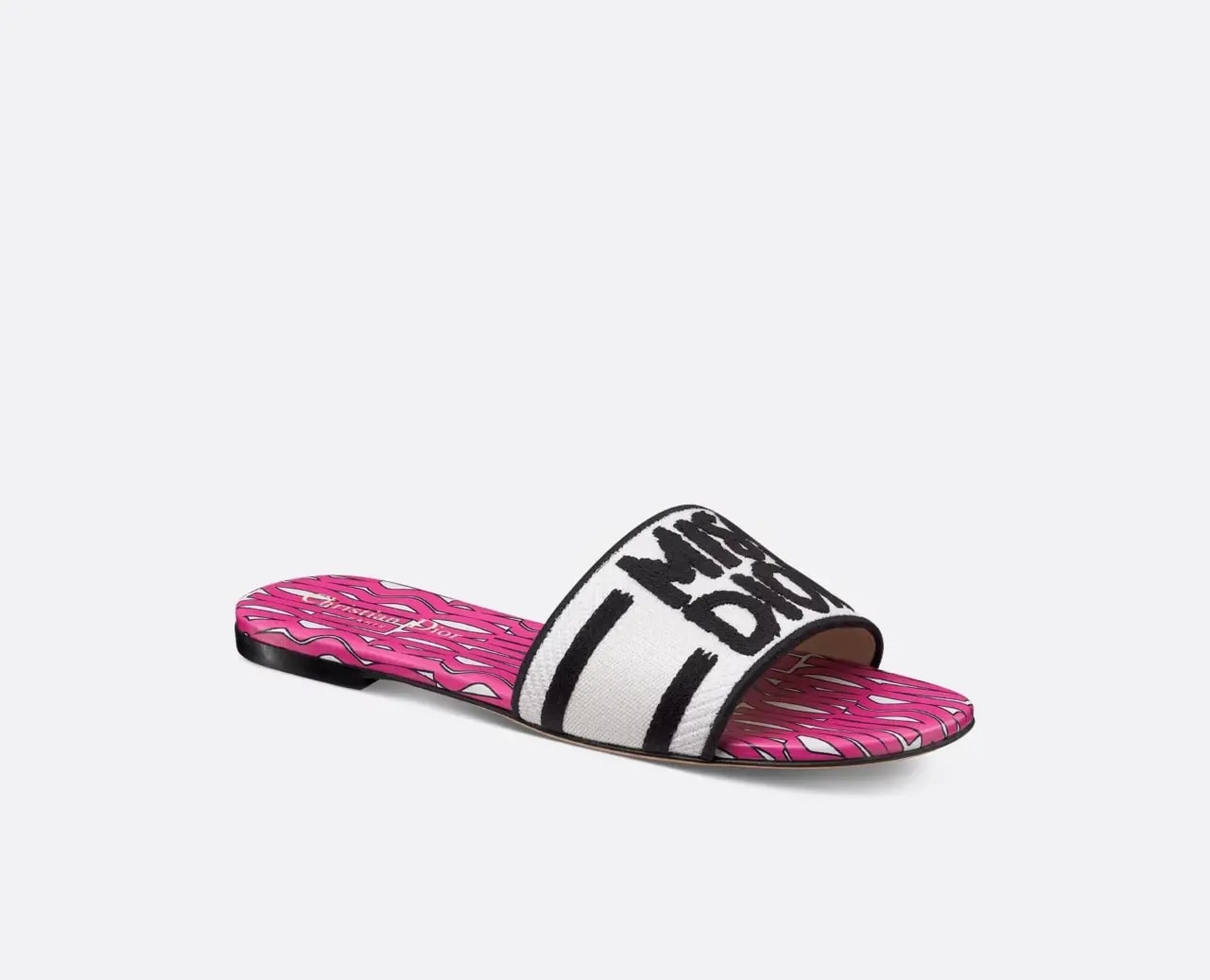 Dép Dior Dway Slide 'Fuchsia' KCO109EZO-S05F — ảnh 4