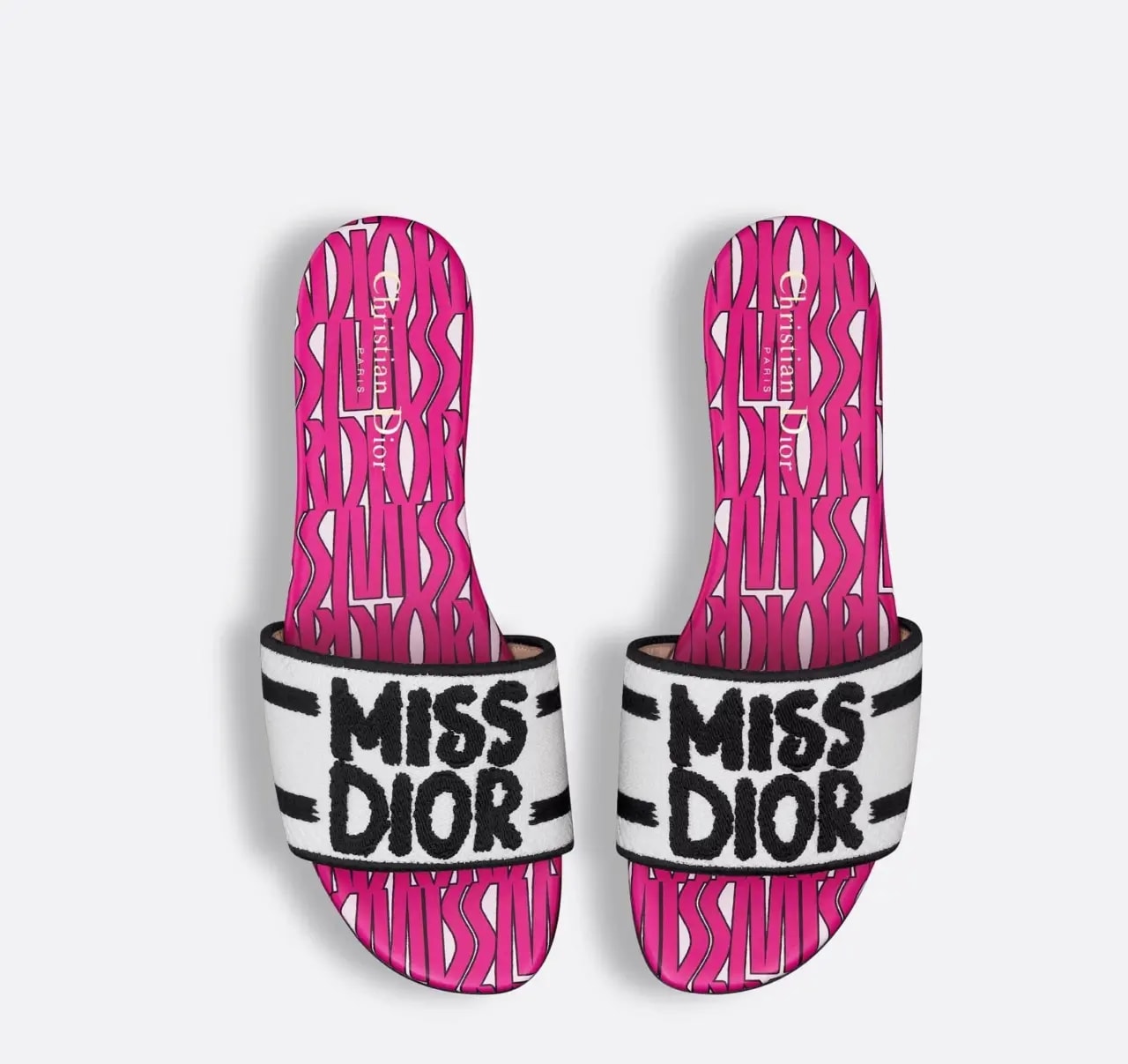 Dép Dior Dway Slide 'Fuchsia' KCO109EZO-S05F — ảnh 3