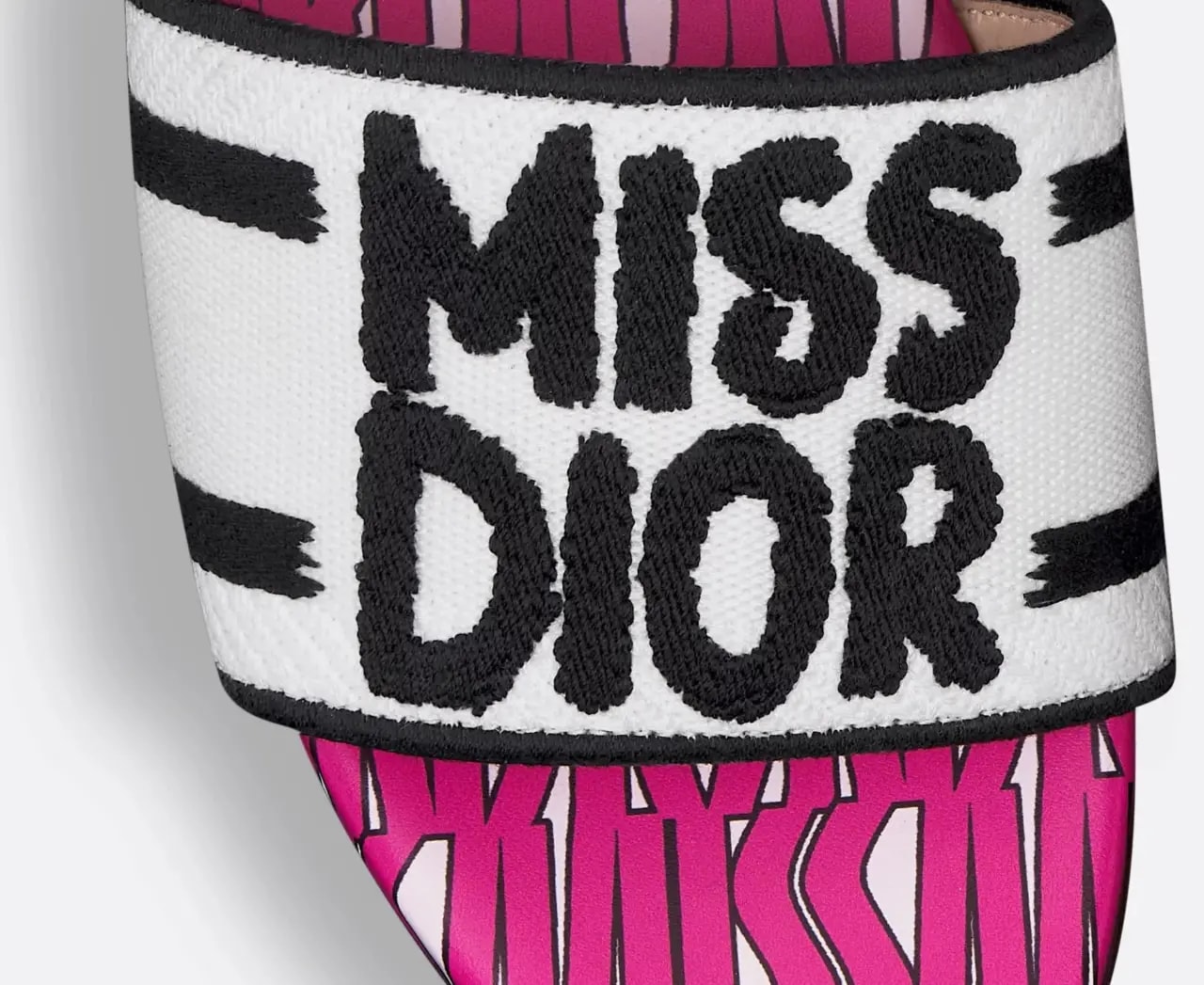 Dép Dior Dway Slide 'Fuchsia' KCO109EZO-S05F — ảnh 2