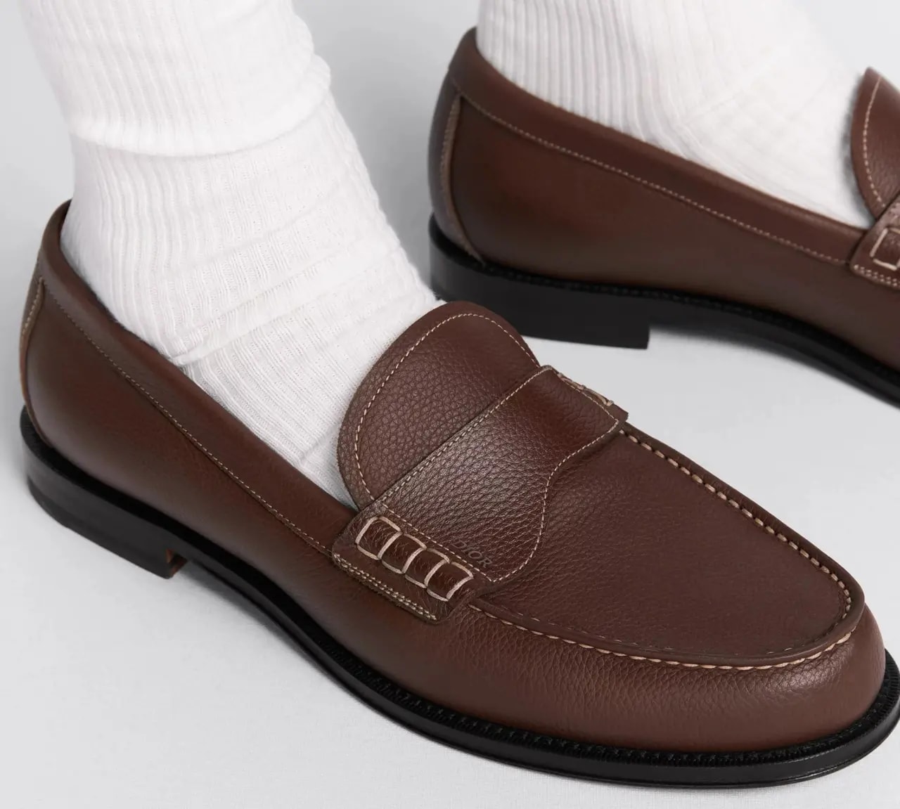 Giày Dior Granville Loafer 'Brown' 3LO146YJK-H750 — ảnh 2