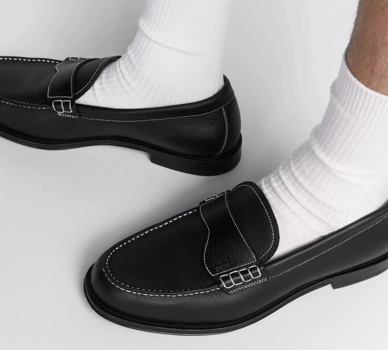Giày Dior Granville Loafer 'Black' 3LO146YJK-H900 — ảnh 2